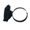 Hand Shaped Sun Hat Funny Gift Wearable Headband for Outdoor Gardening Beach Black