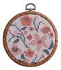 Olympus Almond Flower Cross Stitch Kit 7557 with Hoop &Botanical