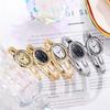 Hidden Buckle Design Bracelet Watch Oval Dial Wristwatch New Quartz Watch  for Women