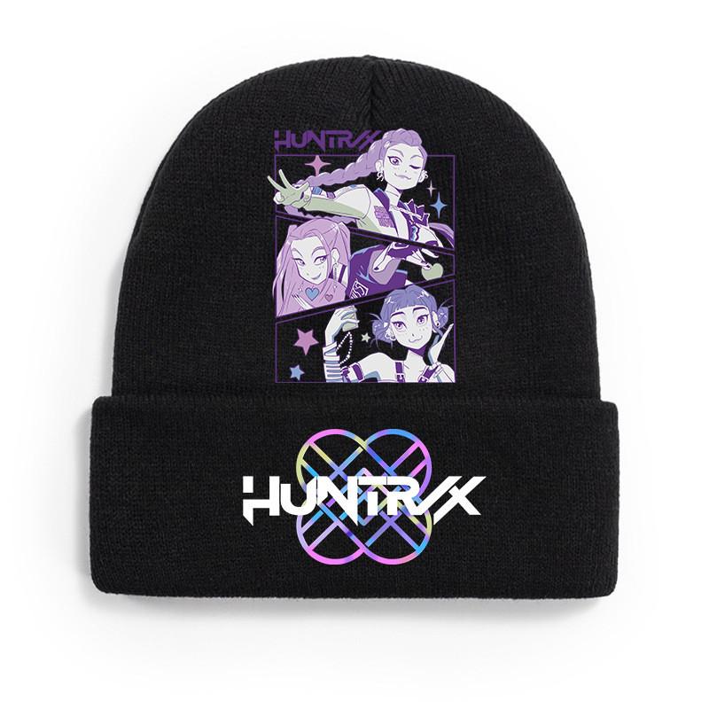 Barn Gutter Jenter Demonjegere Derpy Rumi Zoey Mira Trykt Strikket Lue Tråd Fløyel Lue Høst Vinter Varm Strikket Lue