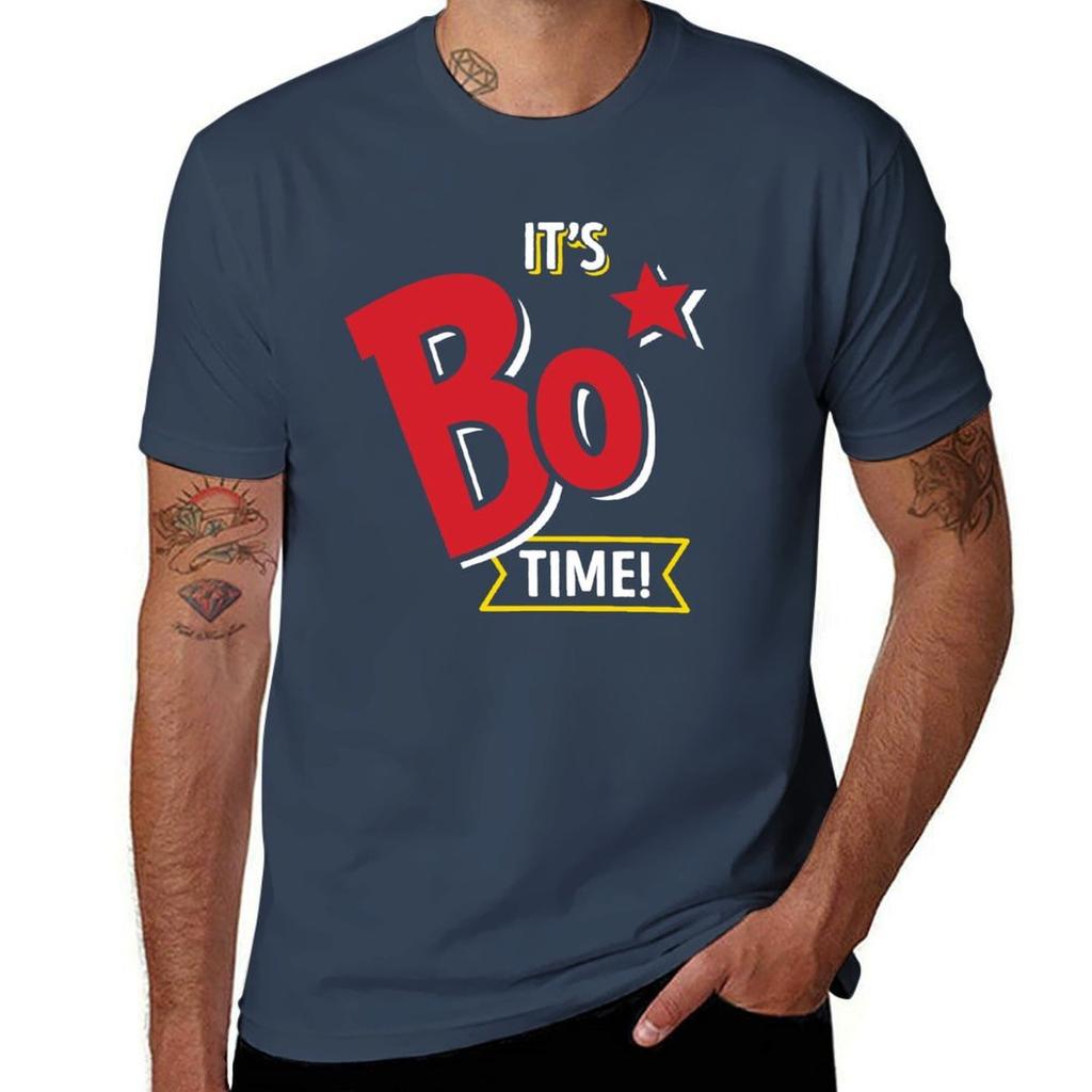Its Bo Time Bojangles (White Text) Tshirt Sporty Breathable Short Sleeve Tshirt