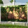 2D Outdoor Garden Fence Backdrop Sunlit Ivy Vines Photo Booth Background