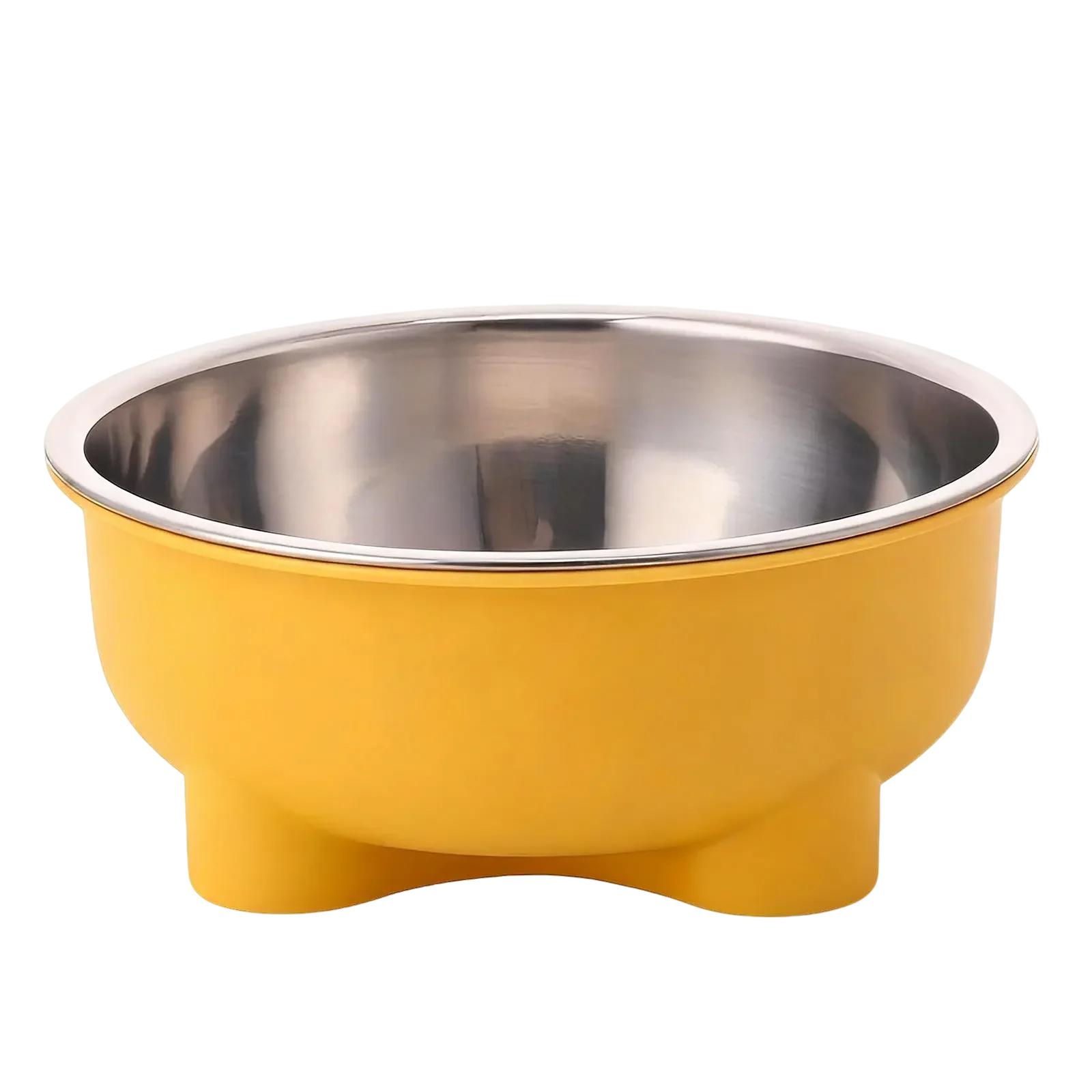 

Personalized Customized Stainless Steel Dog Bowl,bowl, Neck Guard Dog Food Bowl, Pet Food Bowl One Size жёлтый