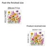 Compact Sunflower & Greenery Wall Stickers for Rooms & Bathroom - Removable Decor
