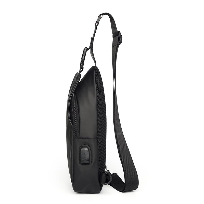 Herren Tasche Outdoor Große Kapazität Herren Brusttasche Modisch Einfach Lässig Trend Schulter Umhängetasche