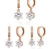 ELLE Jewelry 14K GF 3/5 1-carat Fine Basic One-Touch Earrings ELGPEE526