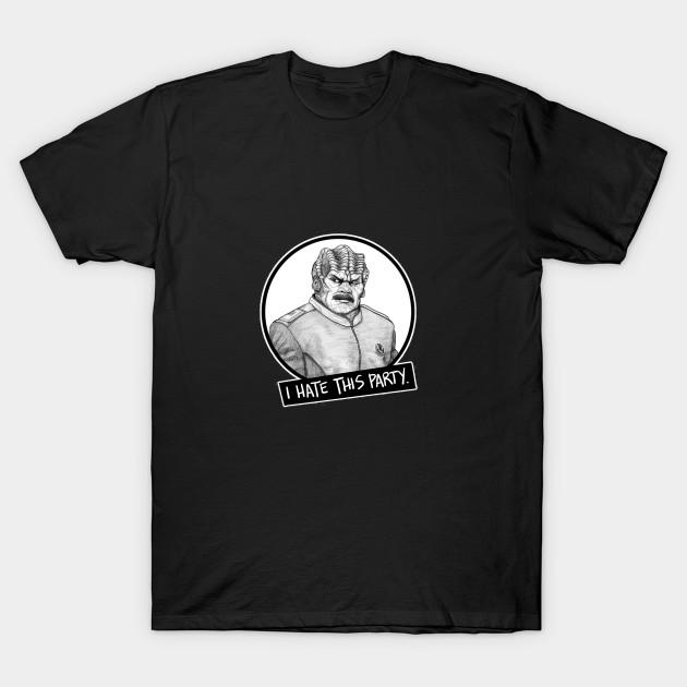 

Men Black Print T-shirt The Orville - Bortus Wants A Corner Piece Of Cake! No-Cut Transfer Paper Print Cotton Tshirt M чорний