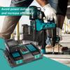 DC18RD 14.4V-18V Replace Charger for Makita 18V Charger, Dual Ports Rapid Charger Compatible with Makita 14.4V-18V Charger DC18RC DC18SF DC18RT &