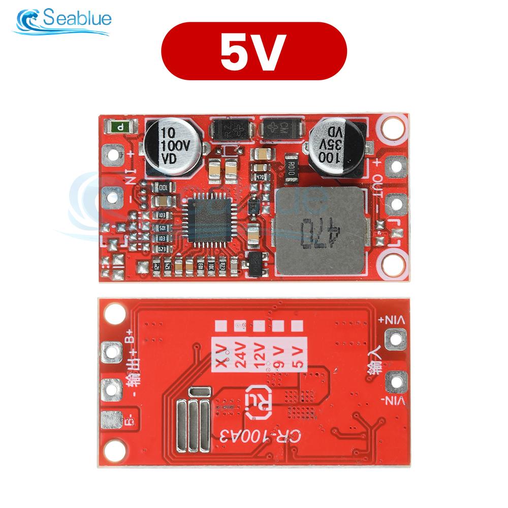 DC-DC Buck Converter Step Down Power Supply Module 12-100V to 5V/12V 3A Voltage Regulator For Solar Industrial Electric Vehicles