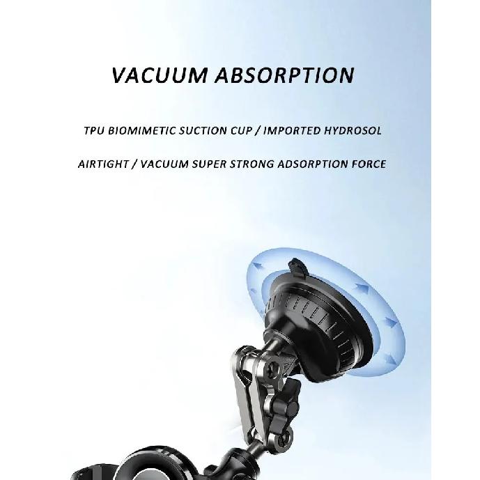 Car Phone Mount Video Recording Universal Magic Arm Suction Car Phone Holder Mount Windshield Window Glass Vlog Shooting