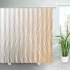 Creative Ombre Shower Curtains White Line Geometric Bath Curtain Blue Purple Modern Minimalist Fabric Print Bathroom Decor Sets