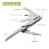 8 in 1Multifunctional Knife,Portable Folding Sharp Knife,Outdoor Hunting Camping Survival Tools Multi-purpose Camping Supplies.