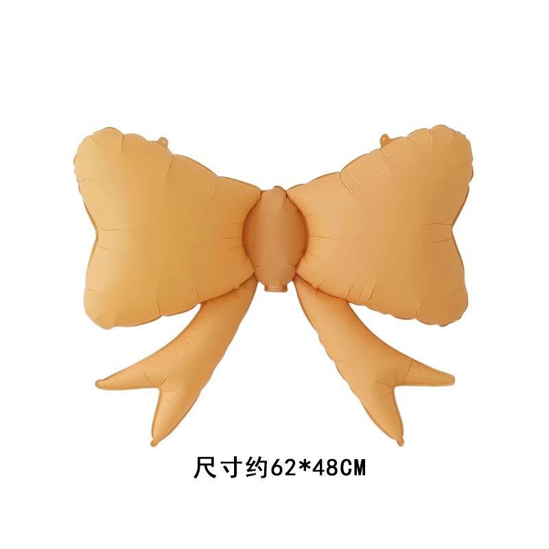 Large Macaron Bow Aluminum Film Balloon Children'S Birthday Adult Party Decoration Outdoor Decoration Props
