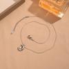 Star Moon Small Crescent Claw Diamond Light Luxury Necklace Women's Non-Fading Clavicle Chain European and American Niche Design High-end Jewelry