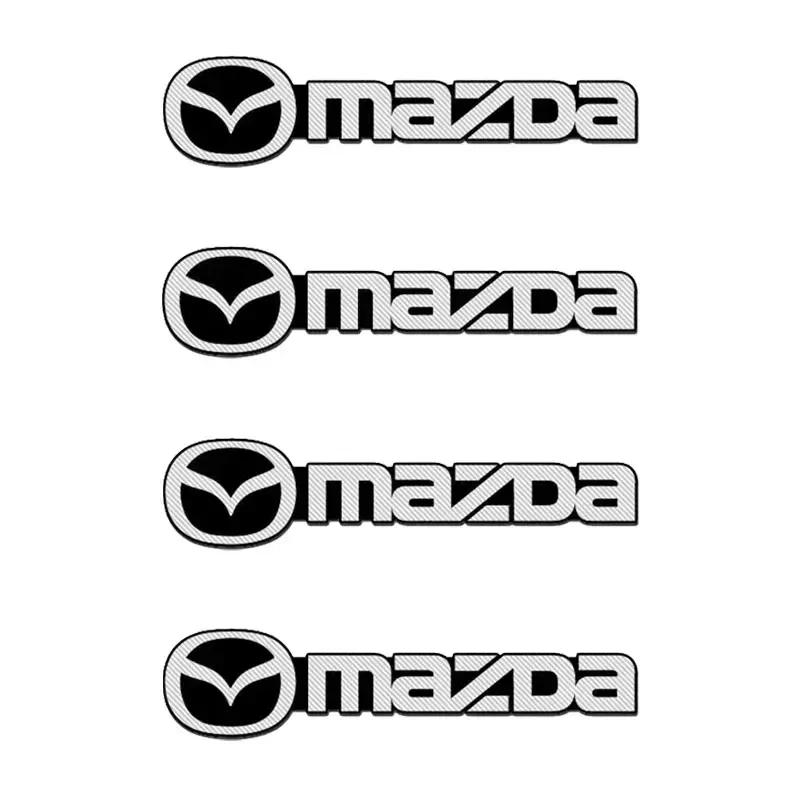 2/4pcs Car Speaker Audio Sticker Interior Decoration For Mazda 3 5 6 323 626 RX8 MX3 MX5 CX5 Atenza Axela Auto Accessories