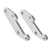 HRuizq Back Step Adjuster Step Offset Plate for Honda CBR650R CB650R All Years (Silver)