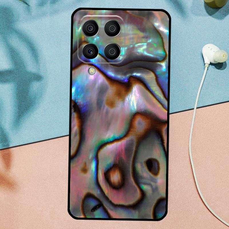 Abalone Sea Shell Texture For Samsung Galaxy M14 M34 M54 M20 M06 M16 M12 M13 M15 M35 M55 M33 M53 M21 M31 M32 M52 Case