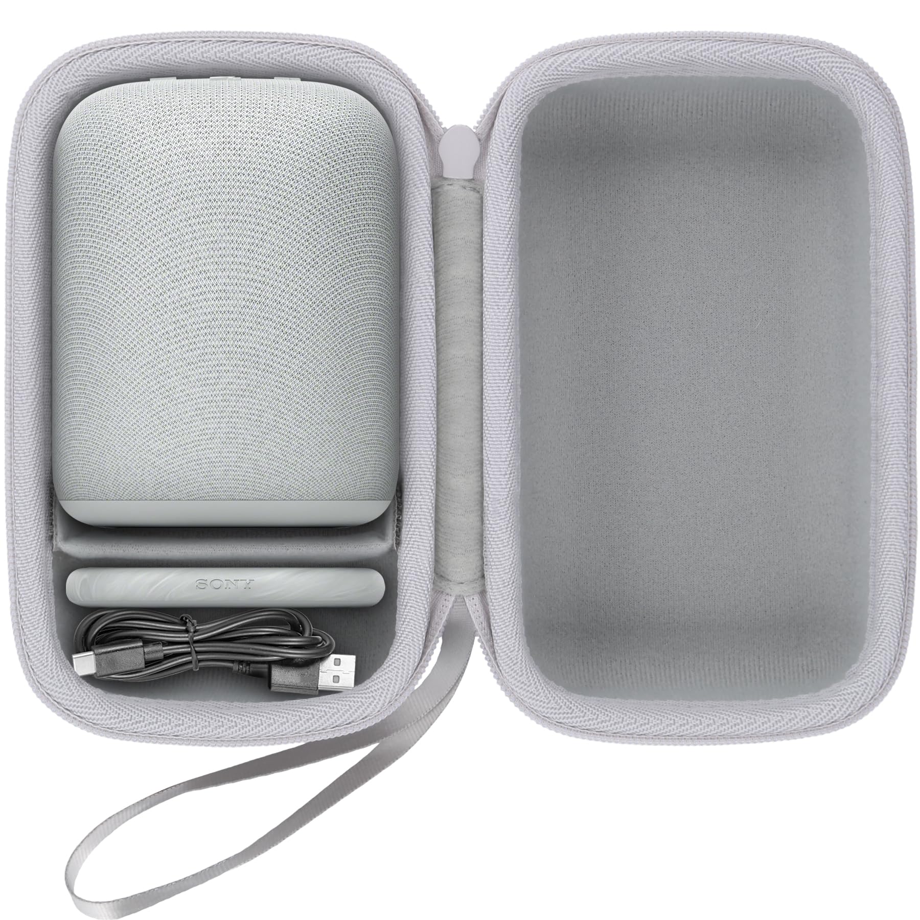 

(Case only) Sony Wireless Speaker SRS-LS1 LinkBuds Speaker SRS-LS1 HC Storage Case, Off-White - co2CREA