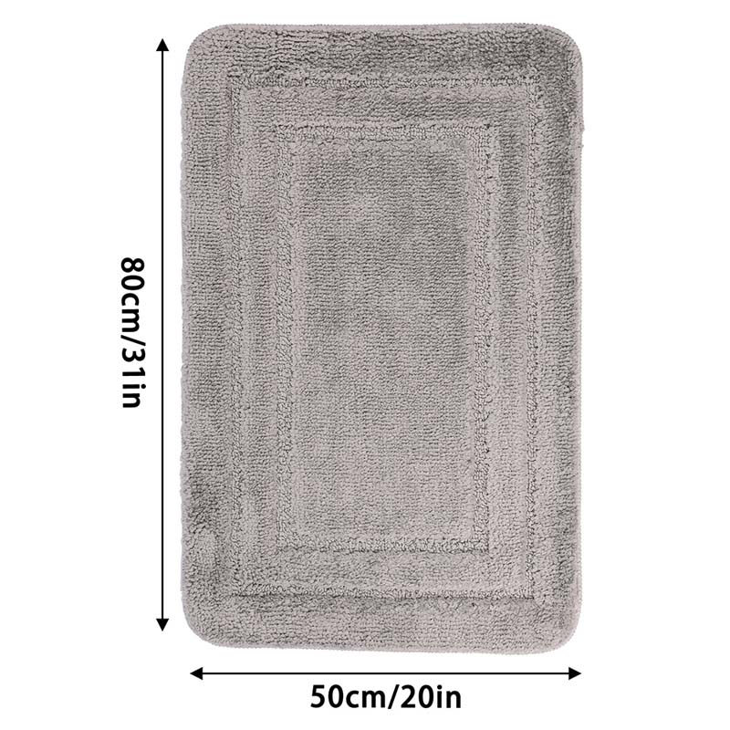 

Floor Mat Anti Slip Carpets Super absorbent Solid Color Coral Velvet Floor Rug Shower Room Hallway Doormat Furry Washable Rug