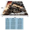 Skull Train Pattern Soft Flannel Blanket,Keep Warm Throw Blanket Comfortable Blanket for Picnic Beds Sofa Home Bedroom Kids Gift