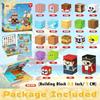 Non-Toxic 100Pcs Children Cartoon Building Blocks Pirate-Ship World Set Creative Learning Sensory Toys Educational Magnetic Cube Bricks
