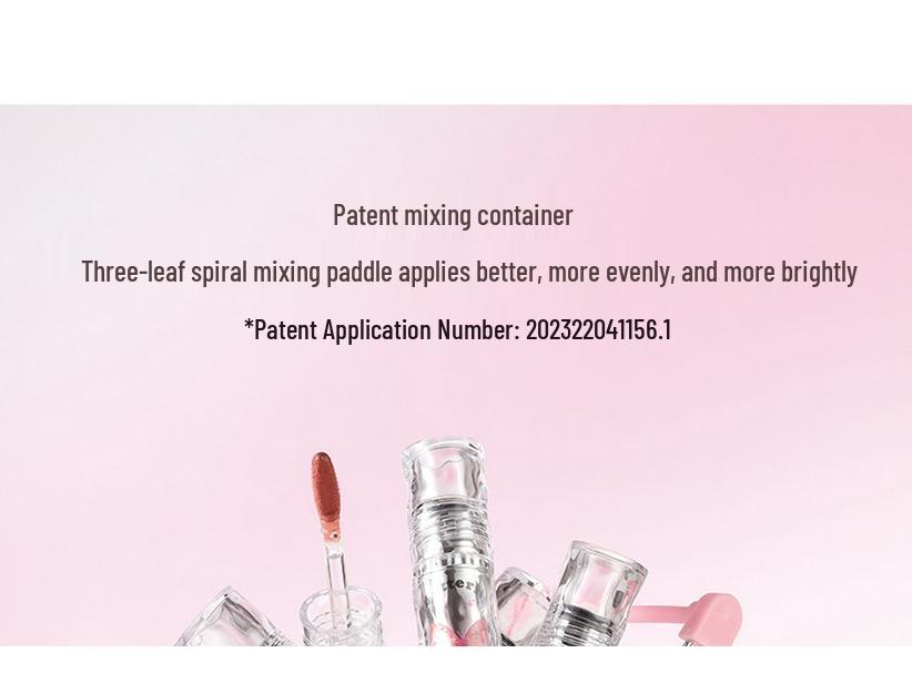 FLORTTE Girls' Dormitory Watery Light Lip Lacquer - So Beautifully Amelia: Transfer-resistant Mirror Gloss