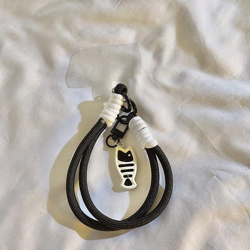 

Креативный плетеный шнурок для ключей для телефона, женский чехол, анти-потеряющийся узел, веревочный ремешок, автомобильные брелки, аксессуары для ключей своими руками