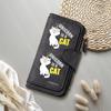 Cute Cat Printed Wallet Fashion Long Purse Casual Card Holder