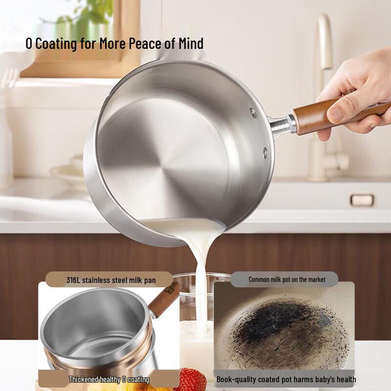 KABACH 316L Stainless Steel Milk Pot