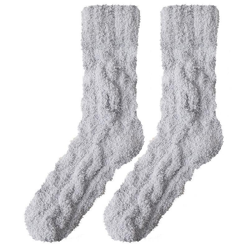Men's Autumn and Winter Thickened Warm Home Floor Loose Loose Tube Socks