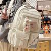 Schoolbag Junior High School Students Backpack Design Sense Niche Casual Pain Bag Women Large Capacity College Style Backpack Students Backpack Women