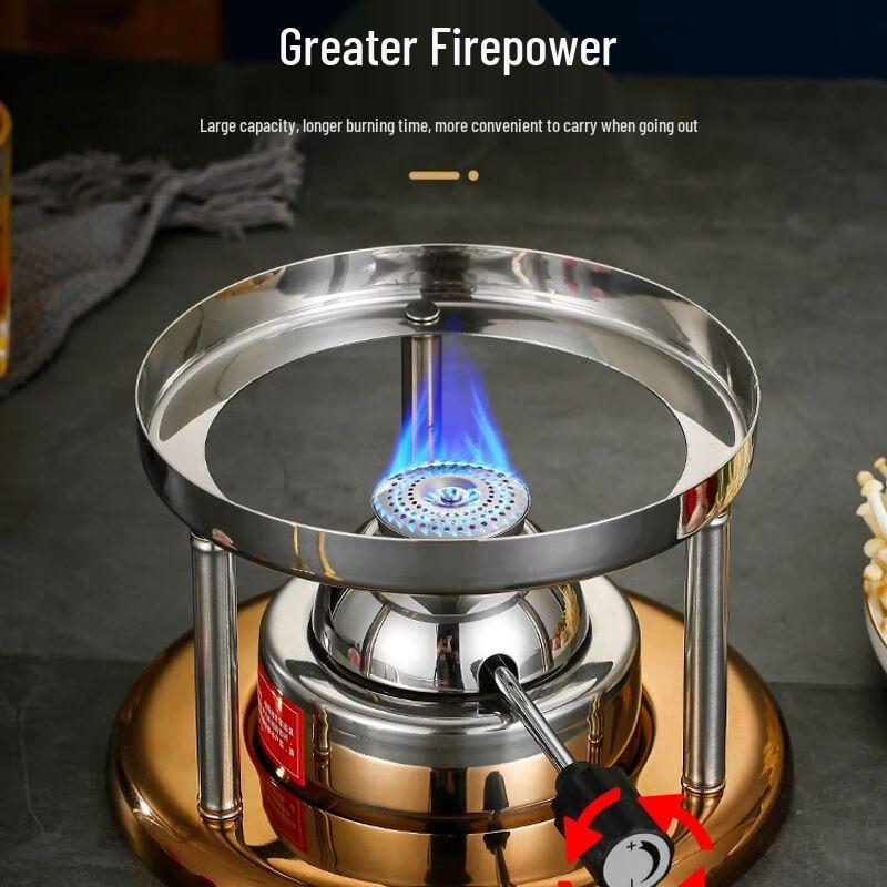 Jiakangming Portable 304 Stainless Steel Gas Hotpot