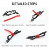 Reusable Cable Ties 15cm Nylon Hook Loop Straps Wire Organizer Fastening Wraps for Cable Management Storage