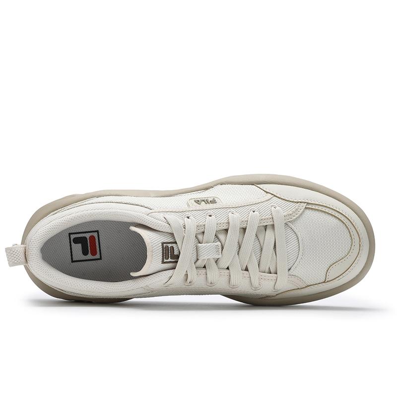 FILA Cookies Retro Series Durable Breathable Quick-Drying Lightweight Warm Low-Top Canvas Shoes Men sneaker Birch-Brown F12M522301FBI