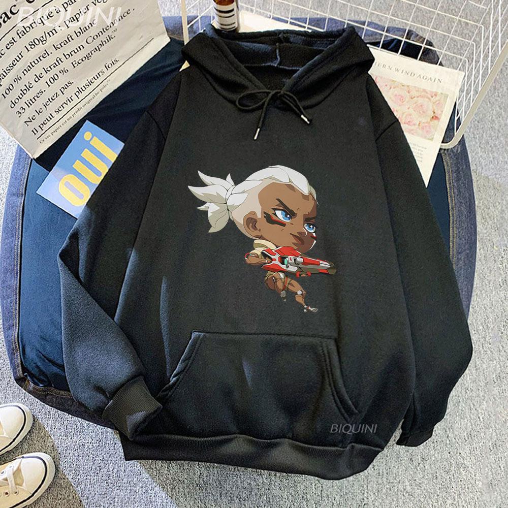 Sojourn Cute Spray Overwatch 2 Kawaii Hoodies Unisex Woman Men Sweatshirt Funny Printed Male Winter Oversized Coat Sweatshirt