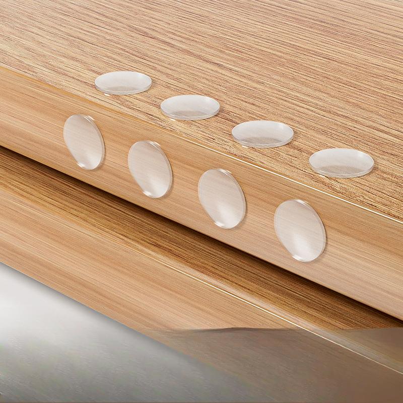 

Силіконові протиударні накладки для дверних ручок захисники від зіткнень для задньої стінки дверцят холодильника дверний стопор 100 pieces -10*1.5MM