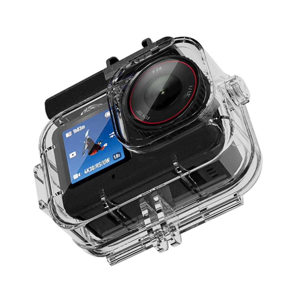 For  Osmo Action 6 Camera 60M Housing Diving Protective Wakeboarding Protective Cover Shell Underwater Housing Shell Cage