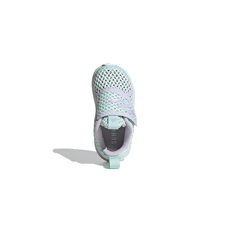 adidas Fortarun Summer Cushioning Abrasion Resistant Breathable Low Top Toddler Shoes Green Infant And Toddler EF9704