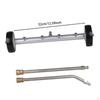 High Pressure Cleaner, Underbody Car Wash Water Broom, 4 Fan-shaped Nozzles for Motorhomes