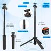 PULUZ Camera Tripod Stand for Camera Tabletop Rotating Ball Selfie Stick for 55cm 4 Levels of Cold Shoe Easy To Perfect for Compatible with Digital