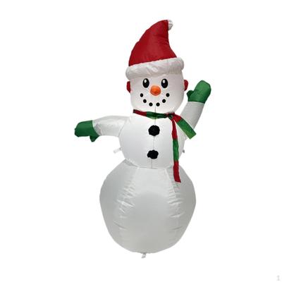 122cm Christmas Inflatables Blowup Snowman Creative Outdoor Decoration US Adapter Plug for Garden