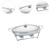 Buffet Food Warmer Stable Round Chafing Dish for Banquet Kitchen Event Party