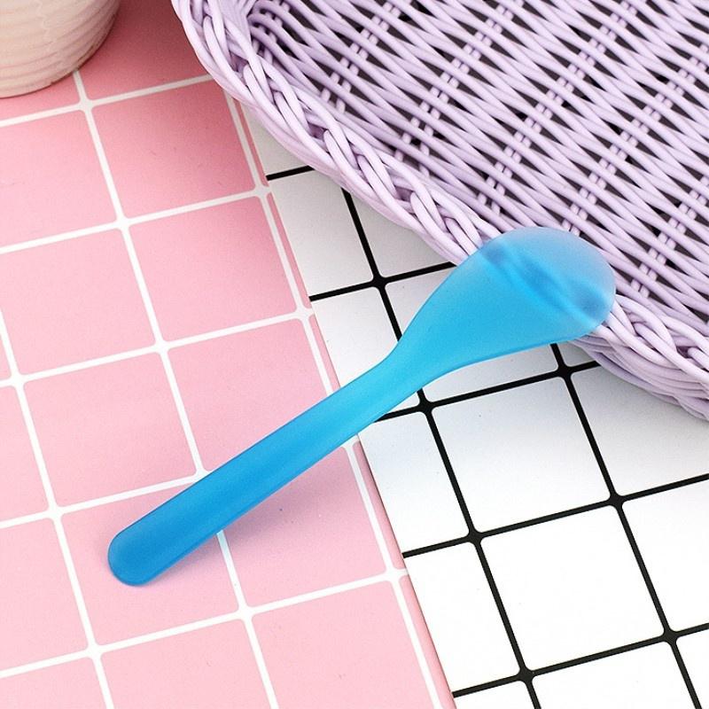 5Pcs The Plastic Spoon Cotton Mud Agitator Borax Slime Slug Mud Cream Clay Epoxy DIY