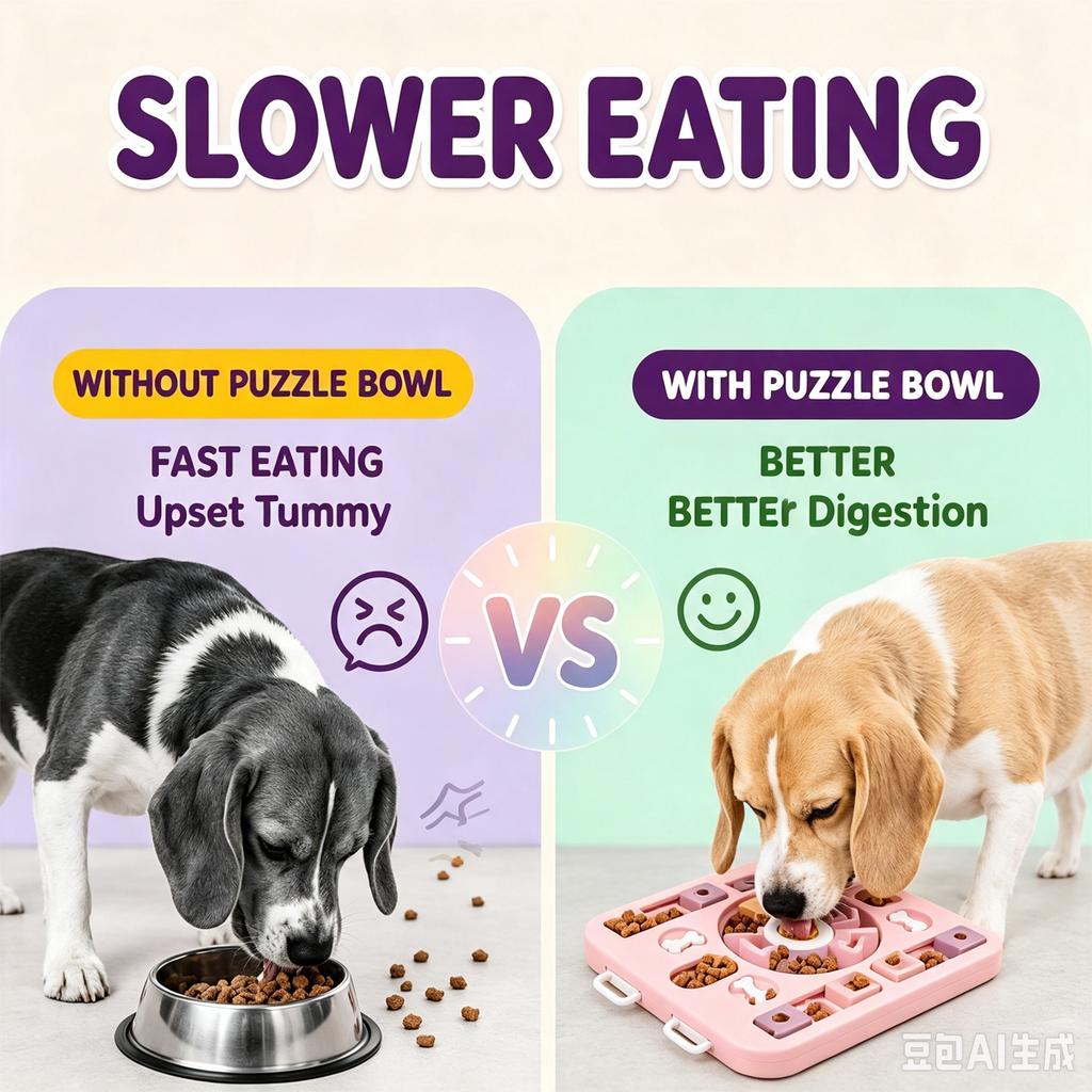 Interactive Puzzle Slow Feeder for Cats and Dogs Pets Accessories Dog Toys Anti-anxiety Toy Pet Products Feeders Dish Supplies