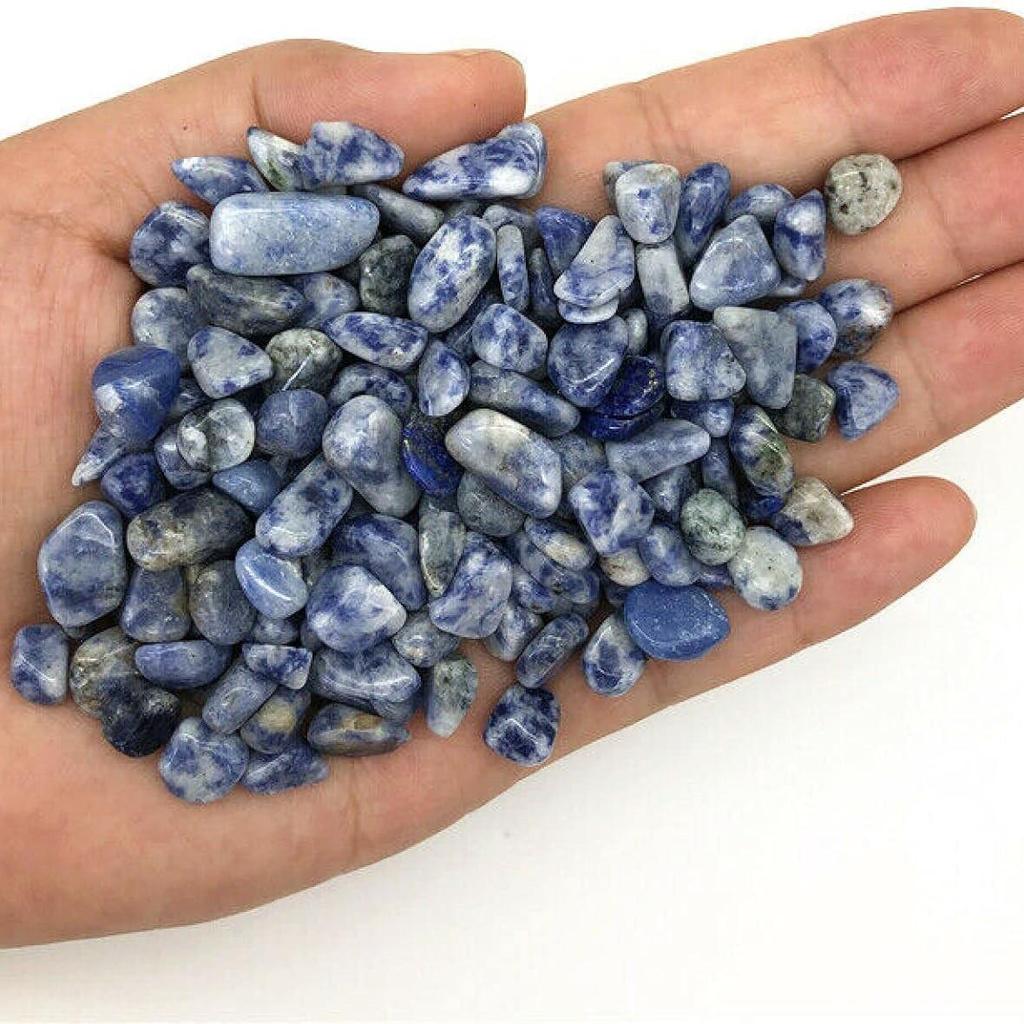 Natural Blue Crystal Stone for Fish Tanks, Flower Pots, and Buddha Offerings - Purification & Demagnetization