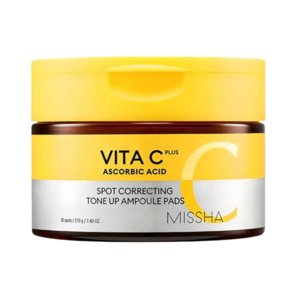 Missha Vita C Plus Tone Up Ampoule Pads 80ea