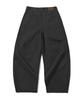 FILLUMINATE Balloon Wide Cotton Pants - Black