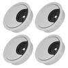 4 Set Desk Cable Wire Grommet PC Computer Desk Cord Grommet Cable Hole Cover Organizers