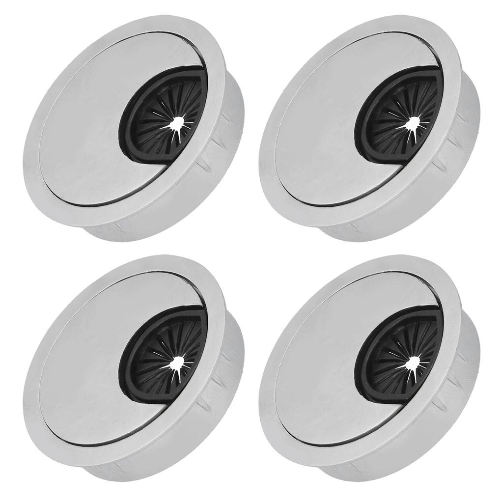 4 Set Desk Cable Wire Grommet PC Computer Desk Cord Grommet Cable Hole Cover Organizers