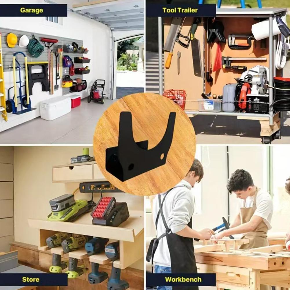 Metal Angle Grinder Mounting Bracket, Wall-Mounted Storage Rack For Angle Grinders, Cutters, And Polishing Tools